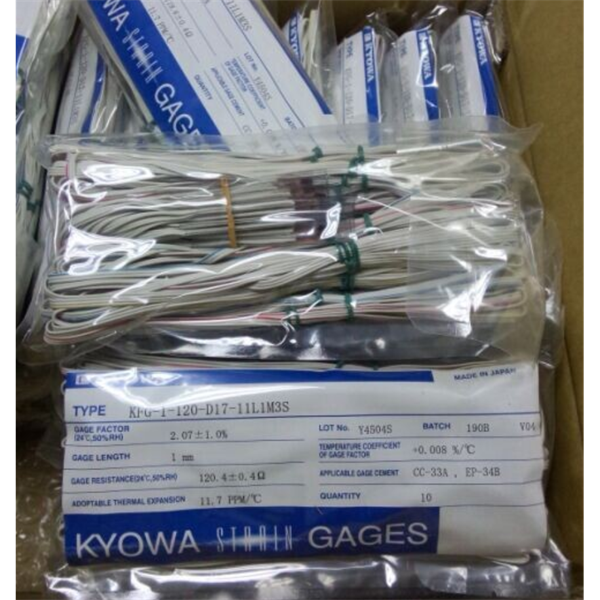 日本KYOWA共和配件耗材應(yīng)變片KFGS-10-120-C1-16 L30C2R