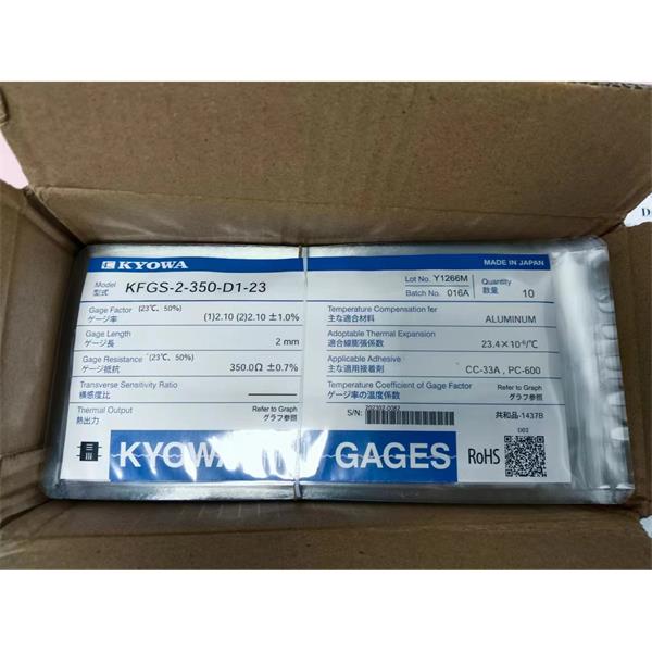 日本KYOWA應力測量應變片KFGS-6-120-C1-16 L15C3S