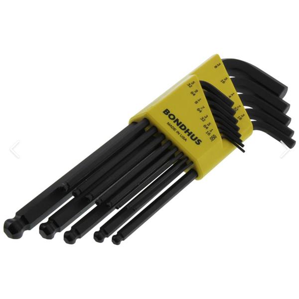 美國Bondhus波頭六角端L型扳手HLX12G