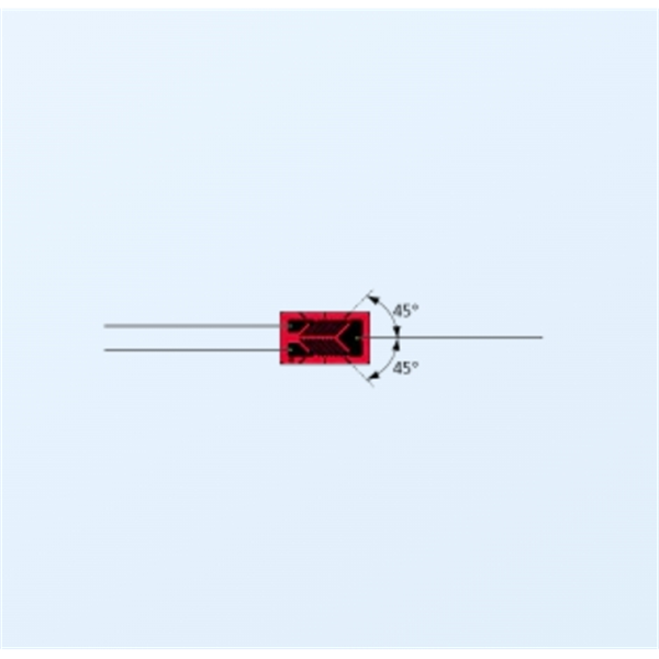 日本KYOWA共和通用箔式應變片KFGS 350Ω2軸重疊配置KFGS-5-350-D16