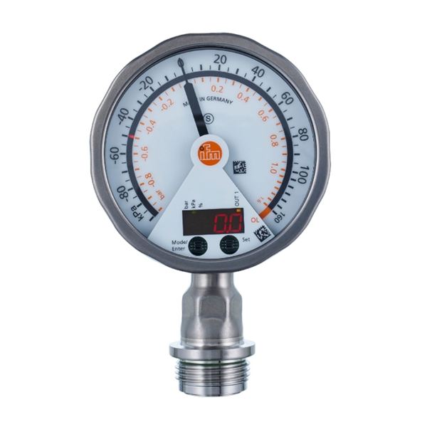 德國IFM易福門帶模擬顯示屏的齊平式壓力傳感器PG2737 PG-001-REA01-MFRKG/US/ /P